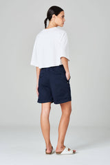 Pantalone corto WHITE SAND CAMERON 24SD6283 037- Blu