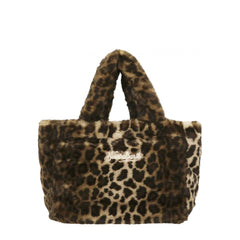 Borsa a mano SAINT BARTH COLETTE SOFT FUR - Leopard 00291I