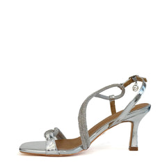 Sandalo con tacco GOLD&GOLD GD459 - Silver