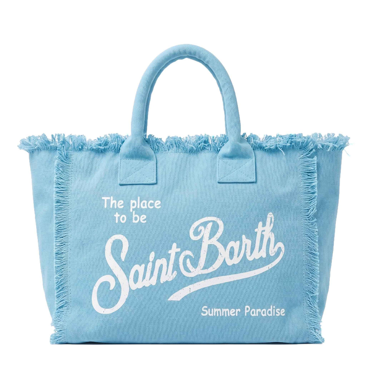 Borsa a spalla SAINT BARTH VANITY 00165L - Azzurro