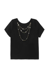 T-shirt LA PETIT ETOILE TECY - Nero