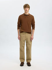 Camicia polo in maglia SELECTED 16098327 - Soft Silt