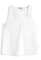Camicia smanicata ECOALF RITA - White