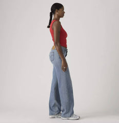 Jeans Low Loose LEVI'S A5566-0063 Good Grades Tencel - Blu