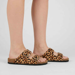 Ciabatta FRANCESCO MILANO J17-02M - Leopardato