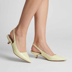 Slingback DIVINE FOLLIE P301 - Vernice Giallo
