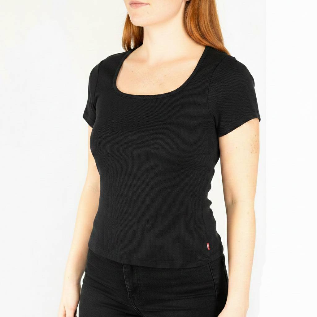 T-shirt LEVI'S Essential Sqrd Neck Tee 003PU-0001- Anthracite Night