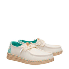 Sneaker HEY DUDE Wendy Espadrille Hibiscus 45237 - Egret/Multi