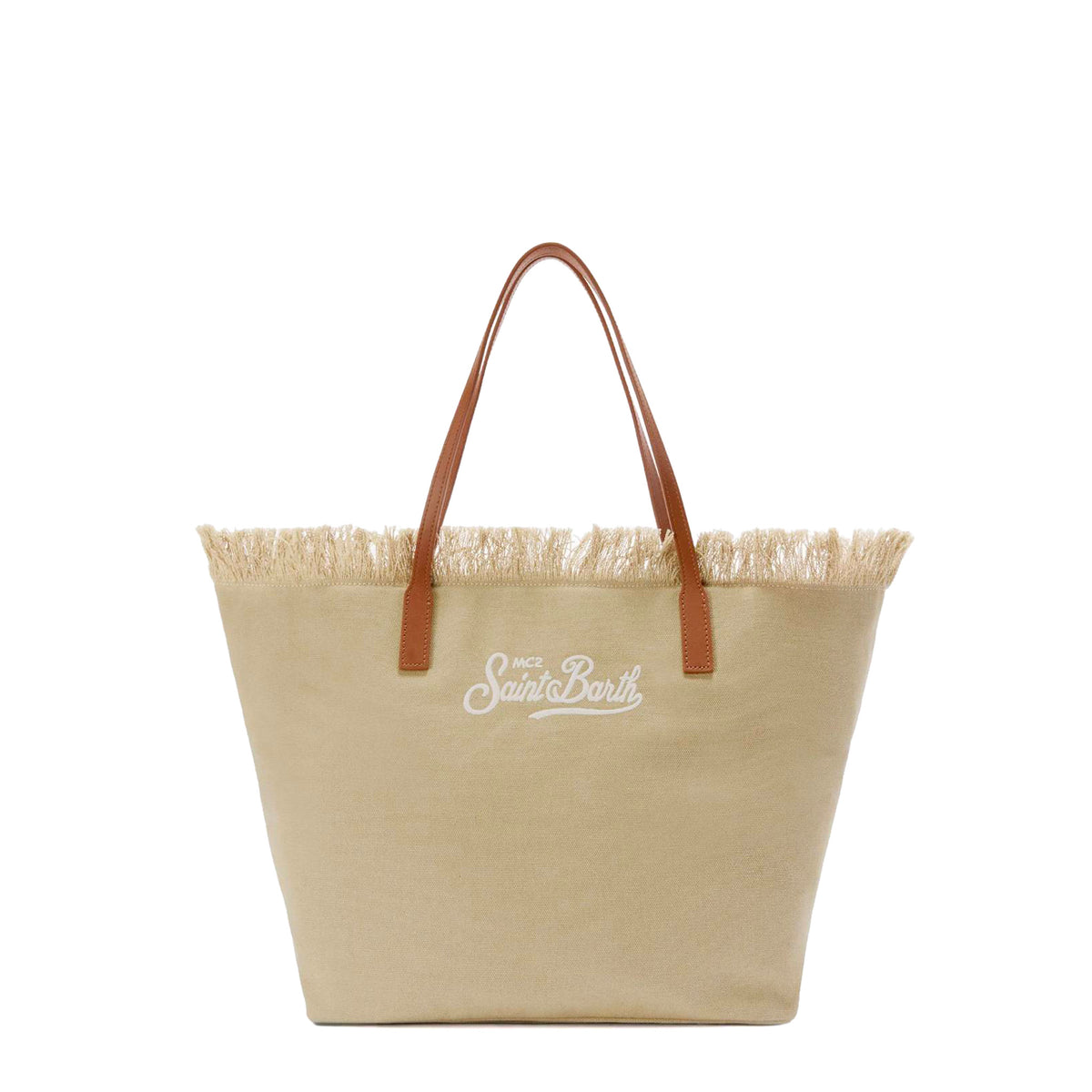 City Bag Fringe SAINT BARTH 01741L - Canvas Beige