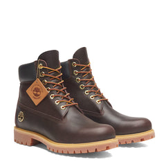 Stivale TIMBERLAND Premium 6 Inch Lace Up Waterproof - Brown Full Grain
