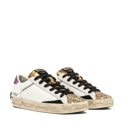 Sneaker CRIME LONDON DISTRESSED 25006 - Bianco/Oro
