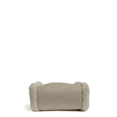 Borsa a mano SAINT BARTH VANITY MINI SHEARLING - Panna 00208I