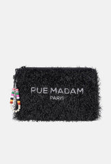Pochette RUE MADAM RM WINTER CLUTCH - Fluffy Noir