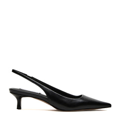 Slingback STEVE MADDEN KARI - Black Leat