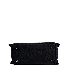 Borsa a mano SAINT BARTH COLETTE TWEED - Nero 00207I