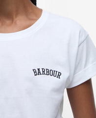 T-shirt con logo Kenmore BARBOUR LTS0671 - White