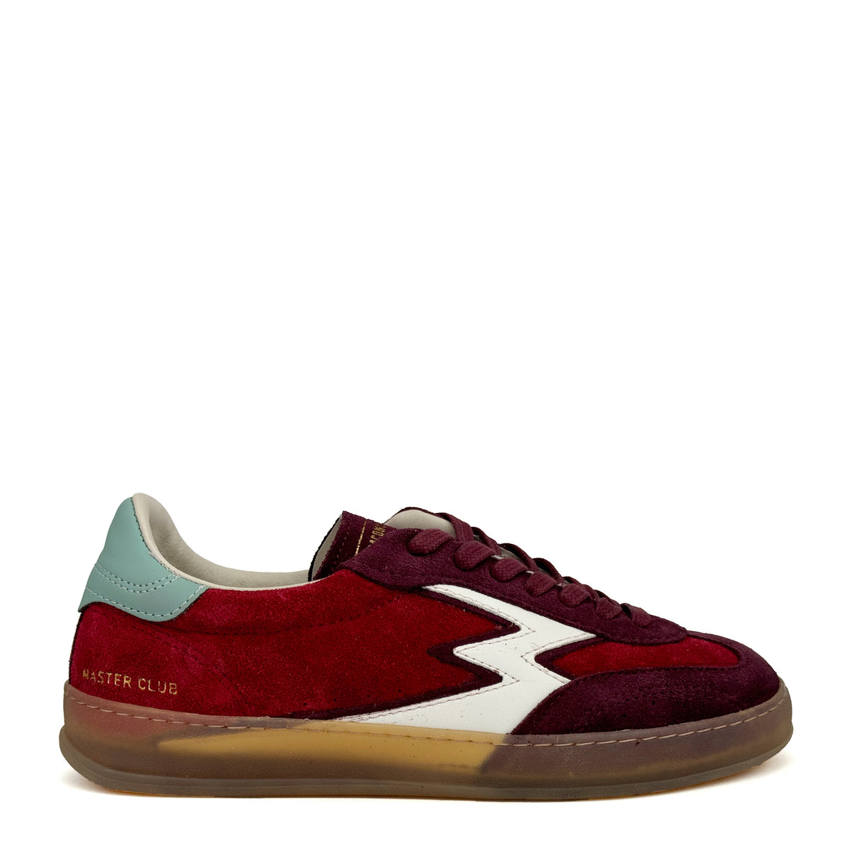 MOA CONCEPT MG663 sneaker - AQUA GREEN/BLACK CHERRY