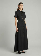 Abito chemisier midi GAELLE PARIS GAABW09757 - Nero