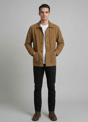 Giacca CHESAPEAKE'S Linen St. Malo - Tobacco