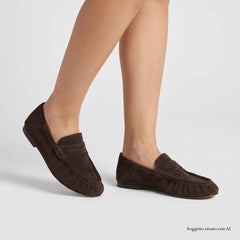 Mocassino STEVE MADDEN ROGER - Choco Brown Suede