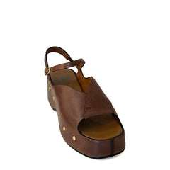 Sandalo con zeppa MISS OLIVIA CAROLA D1 - Coffee