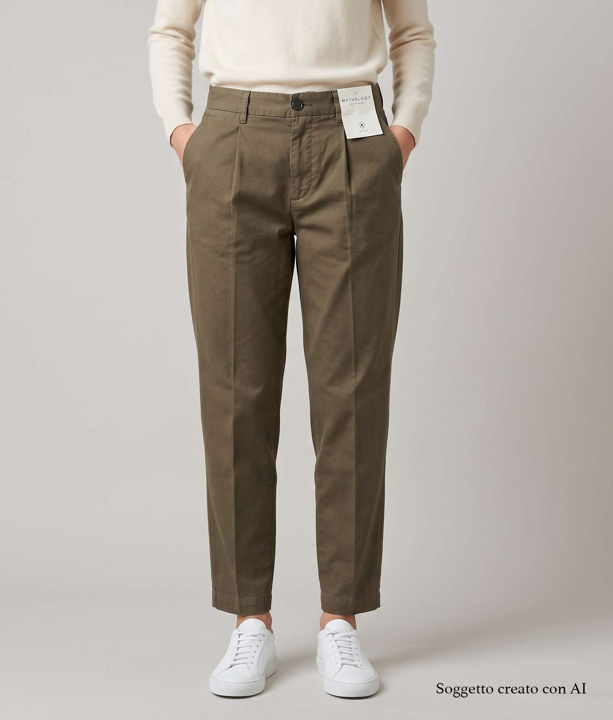 Pantalone WHITE SAND 26WSD10 90 27 - Khaki