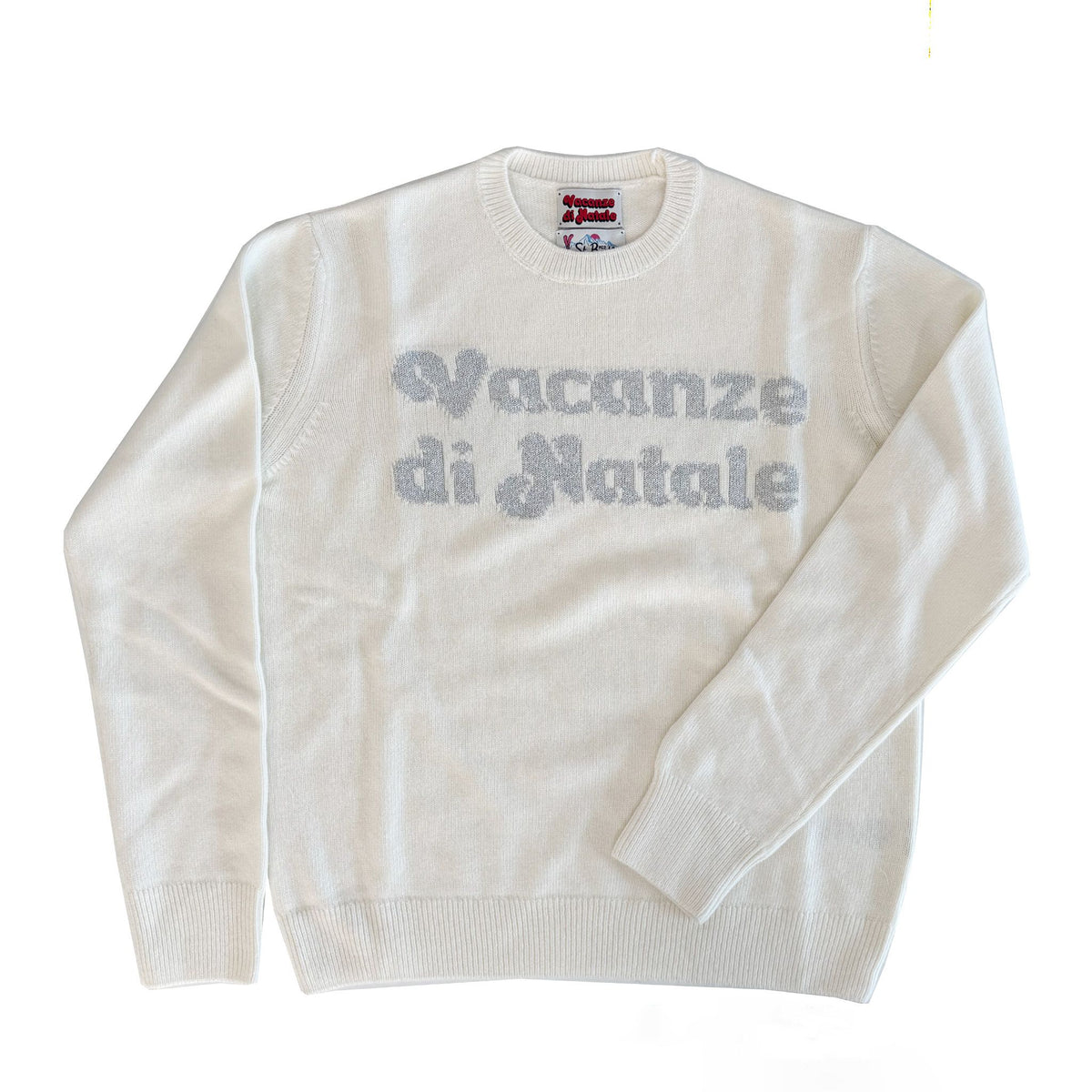 Maglione SAINT BARTH NEW QUEEN - Vacanza Logo Bianco 00433I