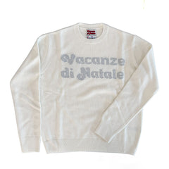 Maglione SAINT BARTH NEW QUEEN - Vacanza Logo Bianco 00433I