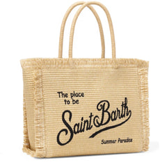 Borsa a spalla SAINT BARTH VANITY STRAW - 1100 03251H
