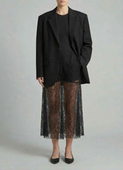 Gonna midi GAELLE GAABW09971 - Pizzo Nero