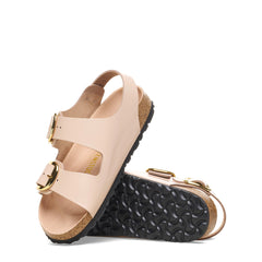Birkenstock slipper 1026484 Milano Big Buckle New Beige