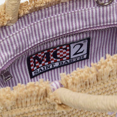 Borsa a mano SAINT BARTH VANITY MINI STRAW 02748L - Strass Multi