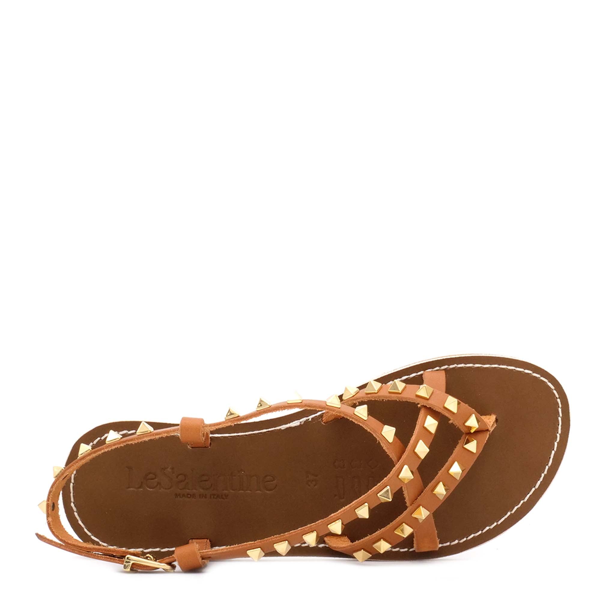 Sandalo LE SALENTINE Vacchetta 1088 cuoio - Main Image