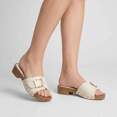 Ciabattina TAMARIS 27315 - Ivory