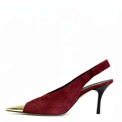 Décolleté DIVINE FOLLIE POL04 - Camoscio Bordeaux