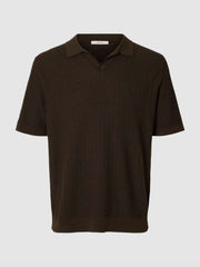 Polo Linen Blend SELECTED 16101575 - Brown