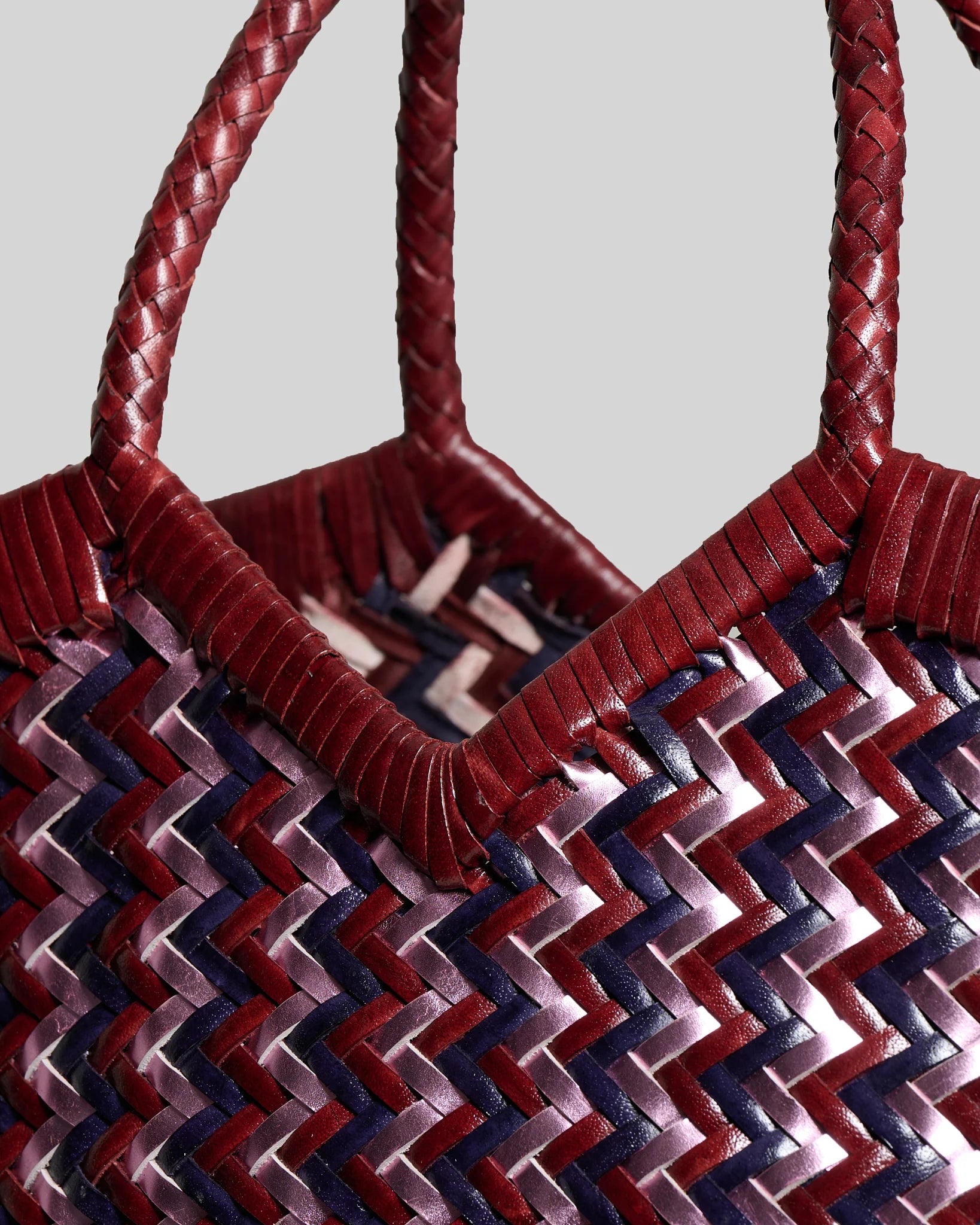 Borsa VIPERA MONET ZIG ZAG - Barolo/Lilac/Blue