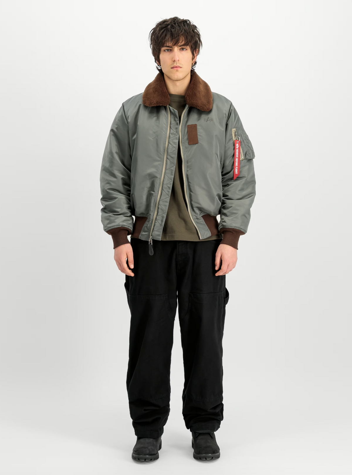 Giubbotto ALPHA INDUSTRIES B-15 Intermediate - Vintage Green