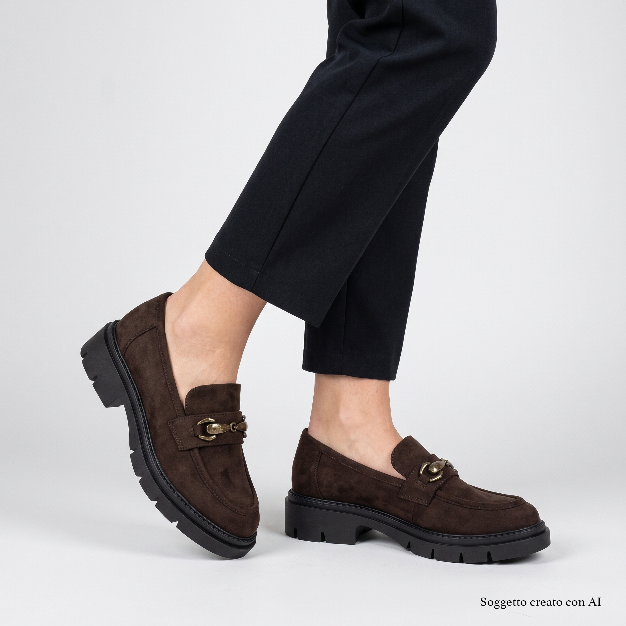 Mocassino GOLD&GOLD FS06 - Caffè