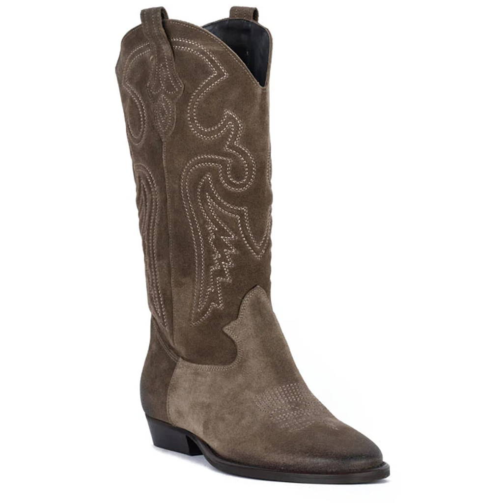 Texano REBELYA DURANGO - Camoscio Fango