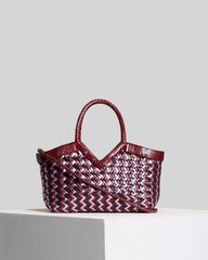 Borsa VIPERA MONET ZIG ZAG - Barolo/Lilac/Blue