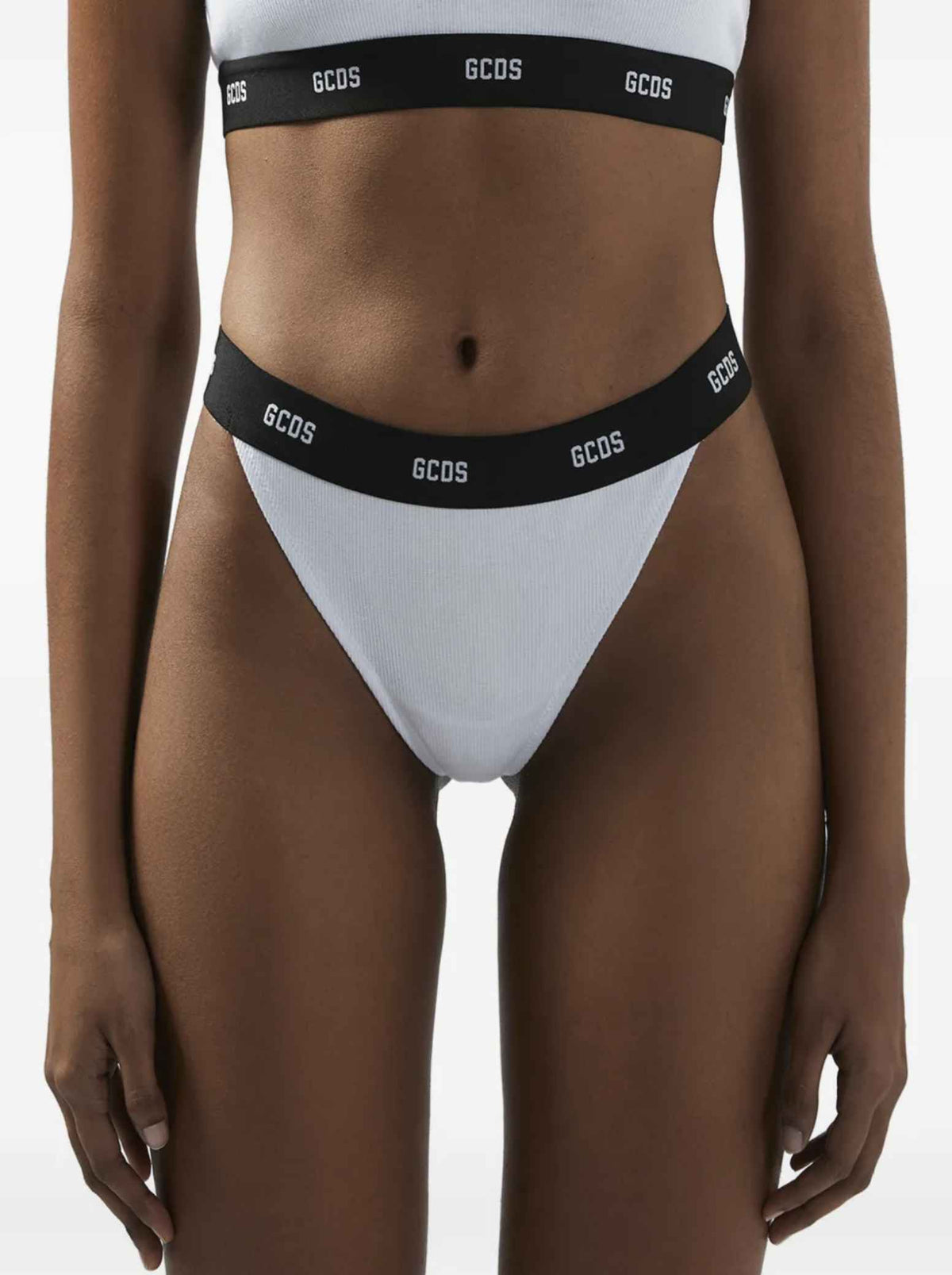 Strap Logo Tanga GCDS - Optic White