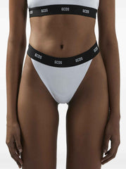 Strap Logo Tanga GCDS - Optic White