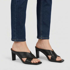 Sandalo con tacco MISS OLIVIA LINDA - Nero