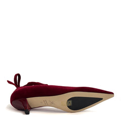 PROSPERINE 2530 Bordeaux Velvet Décolleté