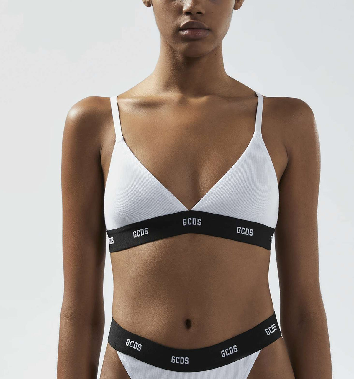 Strap Logo Triangolo GCDS - Optic White