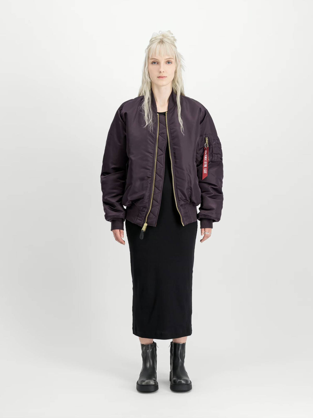 Giubbotto Unisex ALPHA INDUSTRIES MA-1 Heritage Bomber - Plum