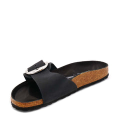 Slipper BIRKENSTOCK MADRID Big Buckle Oiled - BLACK 1006523