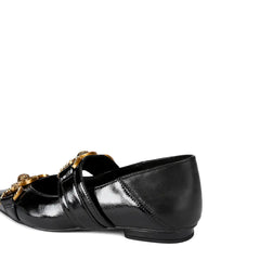 Ballerina slip on KURT GEIGER MANSION Point Slip on - Black Patent