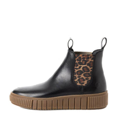 Stivaletto Chelsea TAMARIS 25403 - Black/Leopard